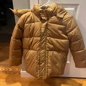 NWOT Gap tan Boys puffer medium